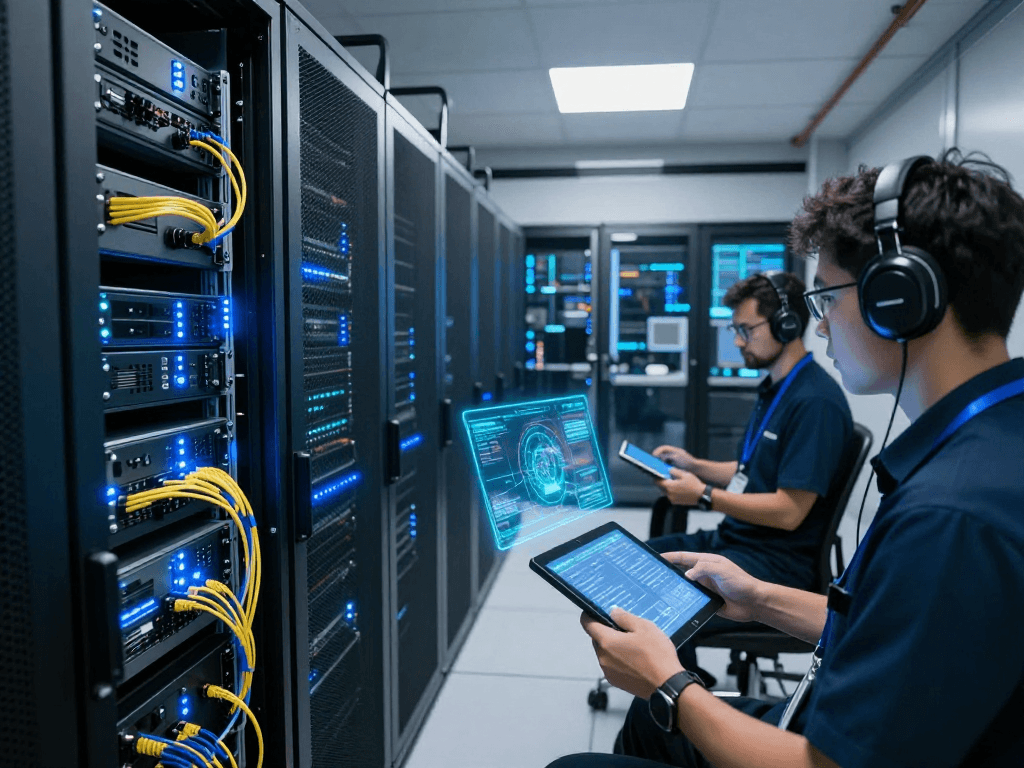 IPTV UK technology with advanced cloud computing infrastructure and robust digital platform management.