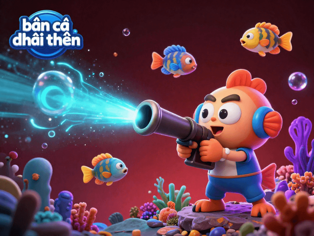 Experience the excitement of bắn cá đổi thưởng with thrilling underwater fish shooting gameplay featuring vibrant colors and dynamic scenes.