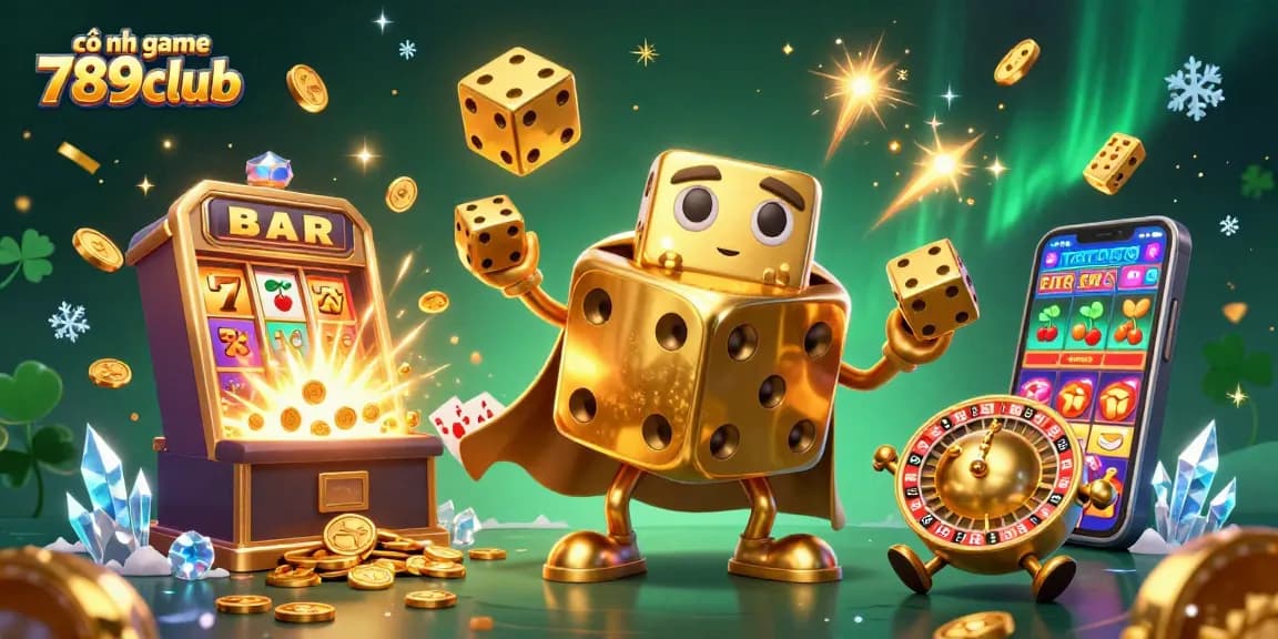 Experience the excitement of cổng game 789club with dynamic 3D casino elements and characters.