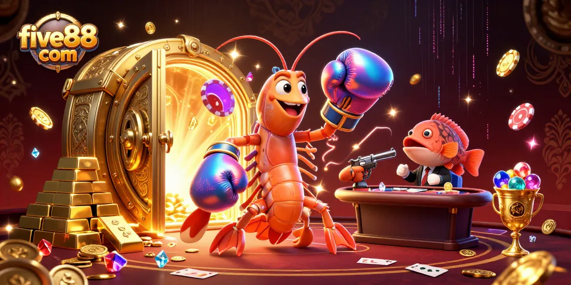 Engage in thrilling gameplay with five88 com as mantis shrimp fighters celebrate a big win