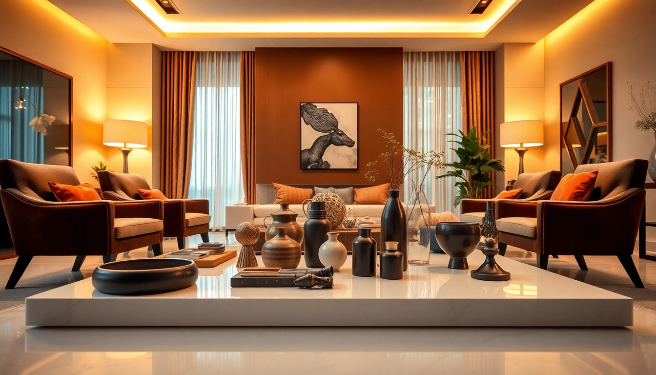 Showcasing high-quality pieces by a Furniture Accessories Supplier in an elegantly designed living space.