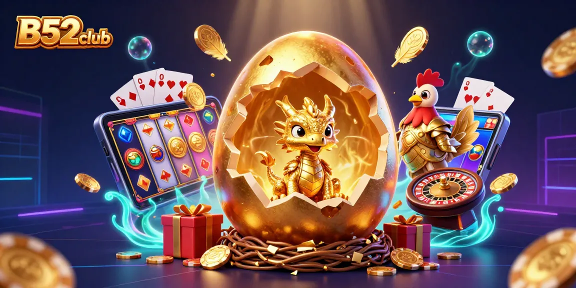 B52club invites players to enjoy dynamic slot games with shimmering gold and action-filled gaming charm.