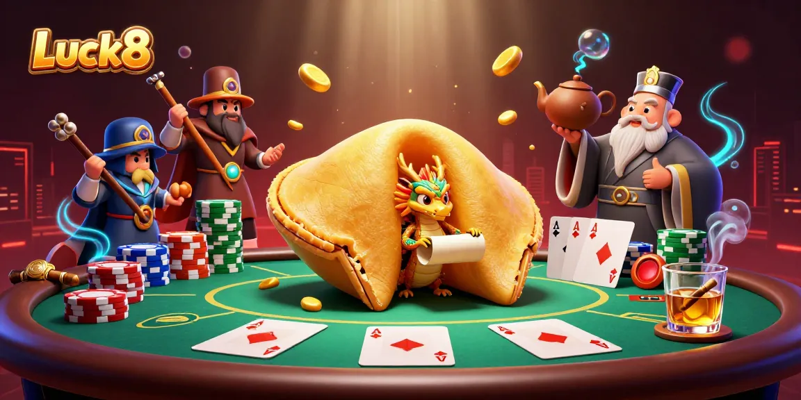 Experience thrilling gameplay with Luck8 in a vibrant casino scene full of action and fortune.