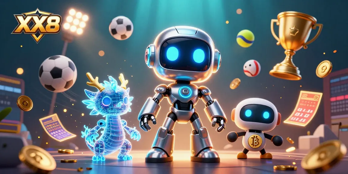 Experience thrilling gameplay with XX88, featuring a vibrant robot mascot and dynamic gaming elements.