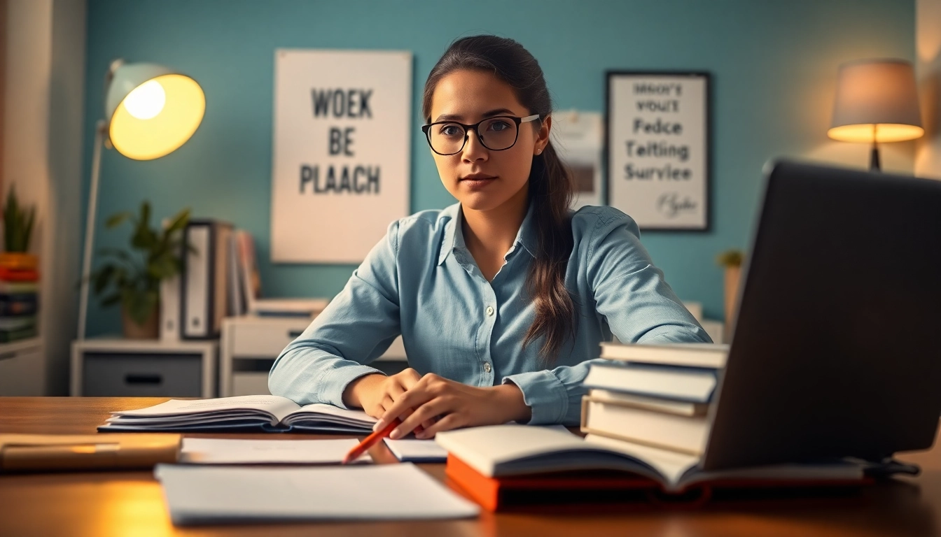 Hire someone to take lsat for you effectively while studying at a clean desk.