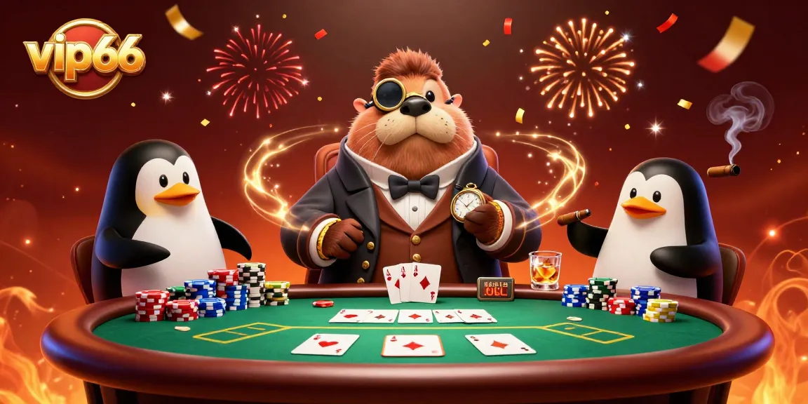 Experience thrilling poker action with vip66 at an underwater casino filled with vibrant characters.