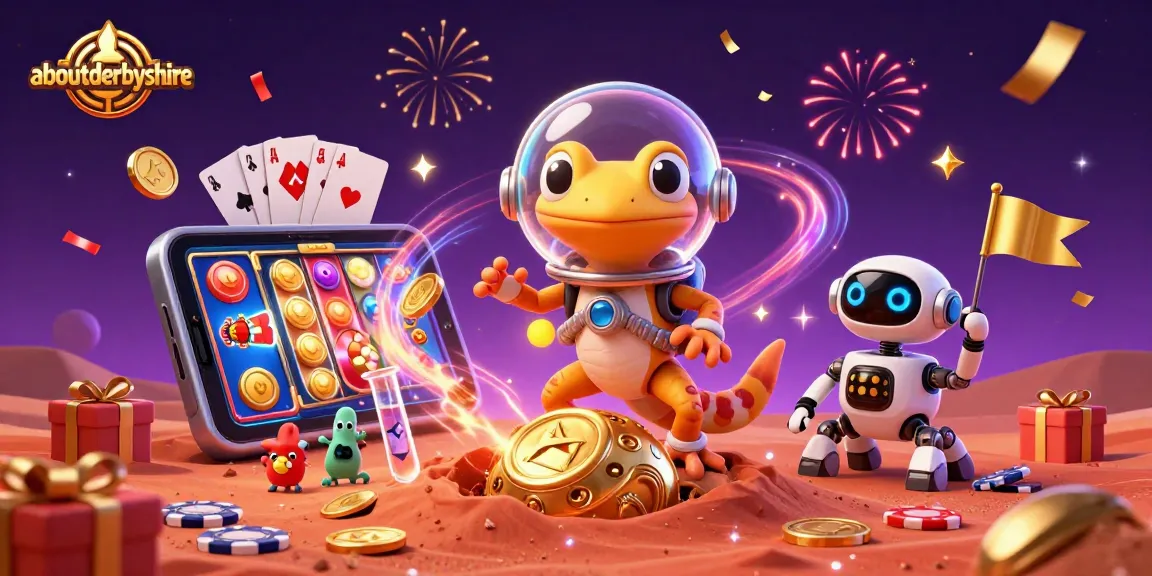 Experience aboutderbyshire's vibrant bonus buy slots with engaging gaming elements in a dynamic scene.