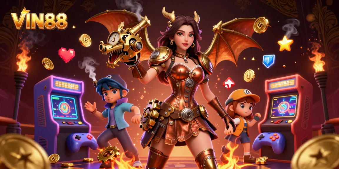 Experience thrilling gameplay with VIN88 in a captivating 3D fantasy casino world.