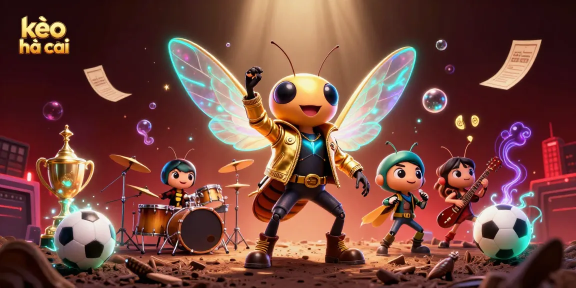 Engage with kèo nhà cái in vibrant sports betting scene featuring dynamic characters and elements.