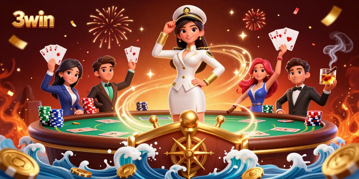 Experience thrilling gameplay with 3win and witness a vibrant poker scene filled with excitement.