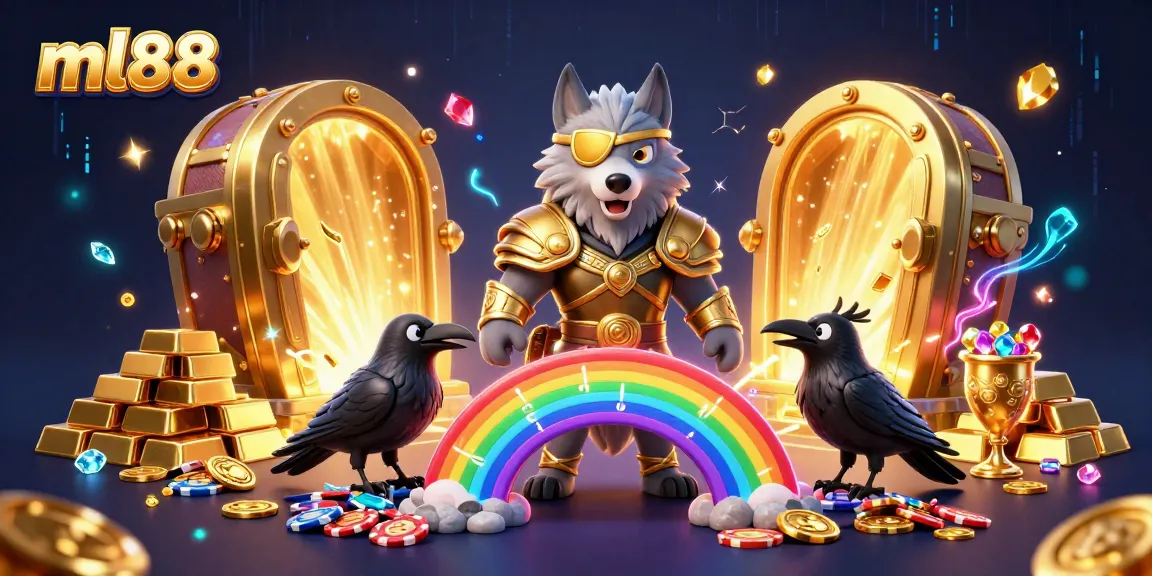 Experience thrilling action with ml88 as noted in this dynamic casino scene featuring Norse-inspired characters and treasures.