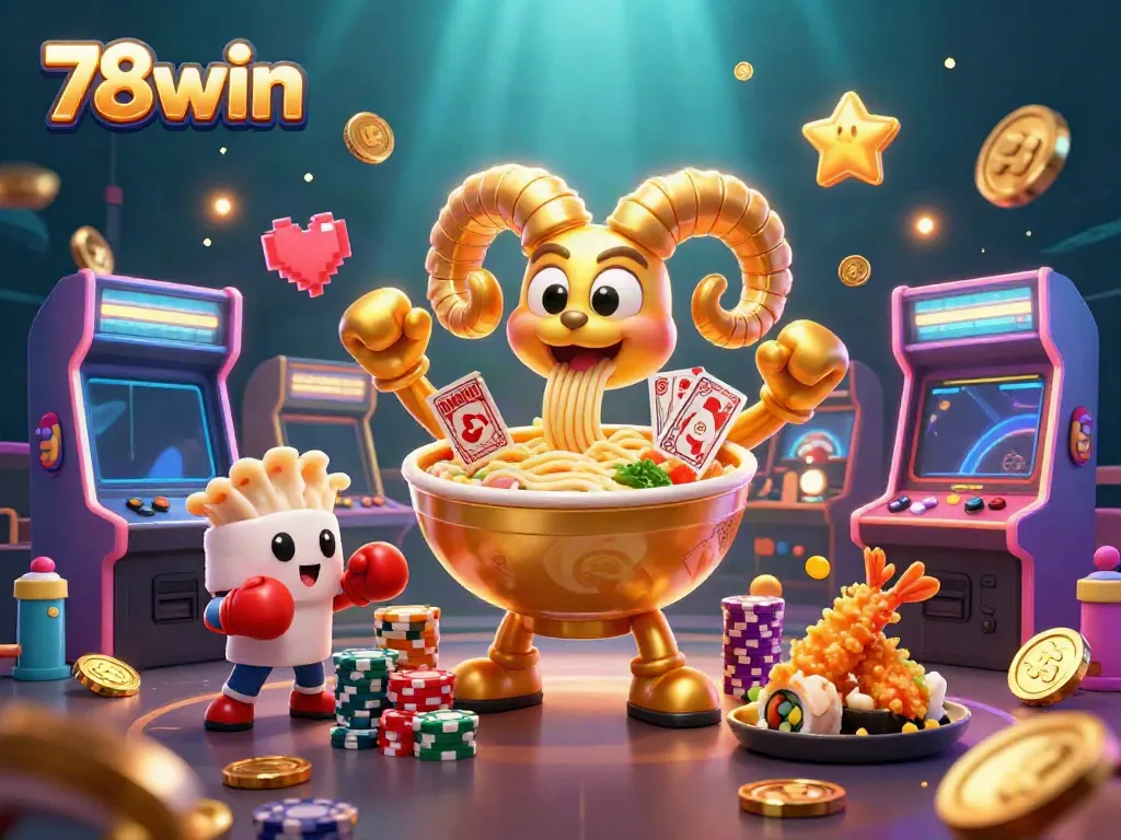Engage with the vibrant world of 78win at this colorful casino adventure with lively characters and game elements.