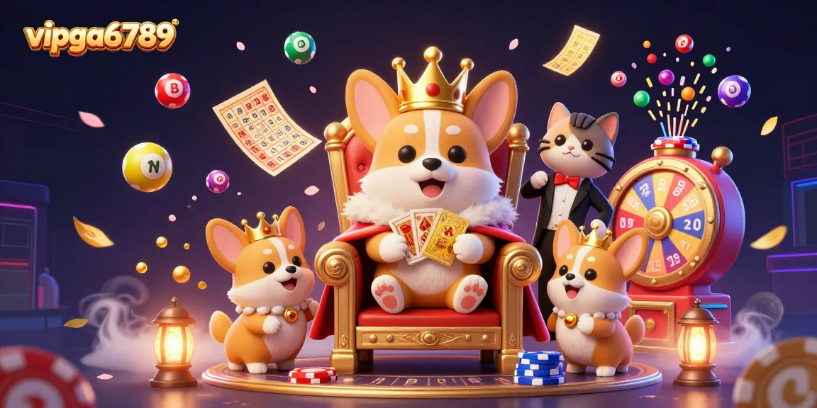 Experience the thrill of betting with vipga6789's vibrant lottery scene featuring interactive game elements.