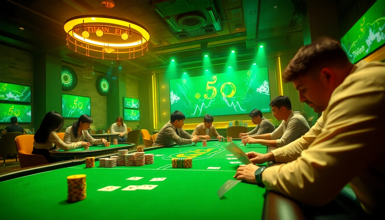 Engaging online gaming scene at topgamebaidoithuong.mx, featuring popular card games.
