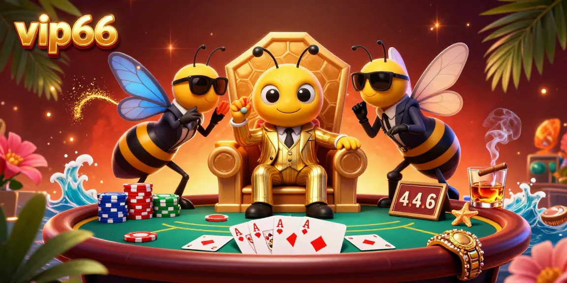 Bet on excitement as vip66 comes to life in a vivid casino scene with poker elements.