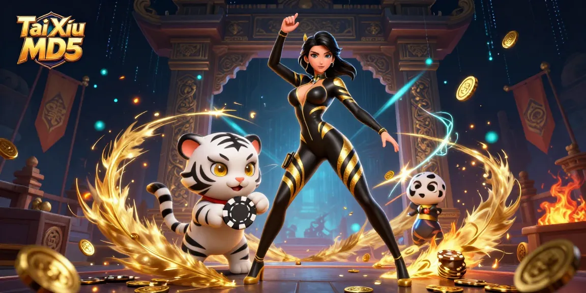 Play Tài Xỉu MD5 with thrilling strategies and a stunning 3D atmosphere featuring dynamic elements.