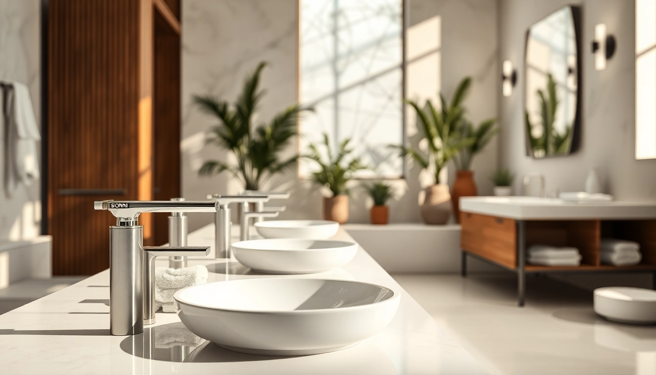 Verbessern Sie Ihr Badezimmer mit sonni sanitär Produkten, eleganten Armaturen und stilvollem Design.