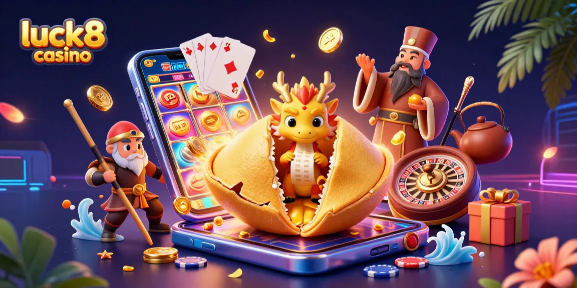 Engage with luck8 casino and win with colorful slot games, golden coins, and dynamic game elements.