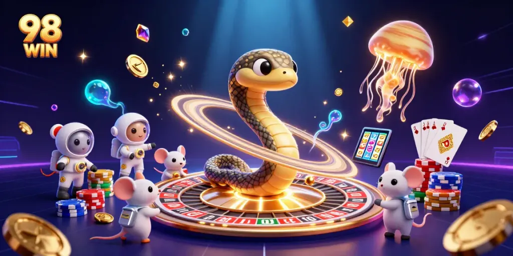 Engage in thrilling wins at 98 WIN with dynamic gaming, roulette, and vibrant action.