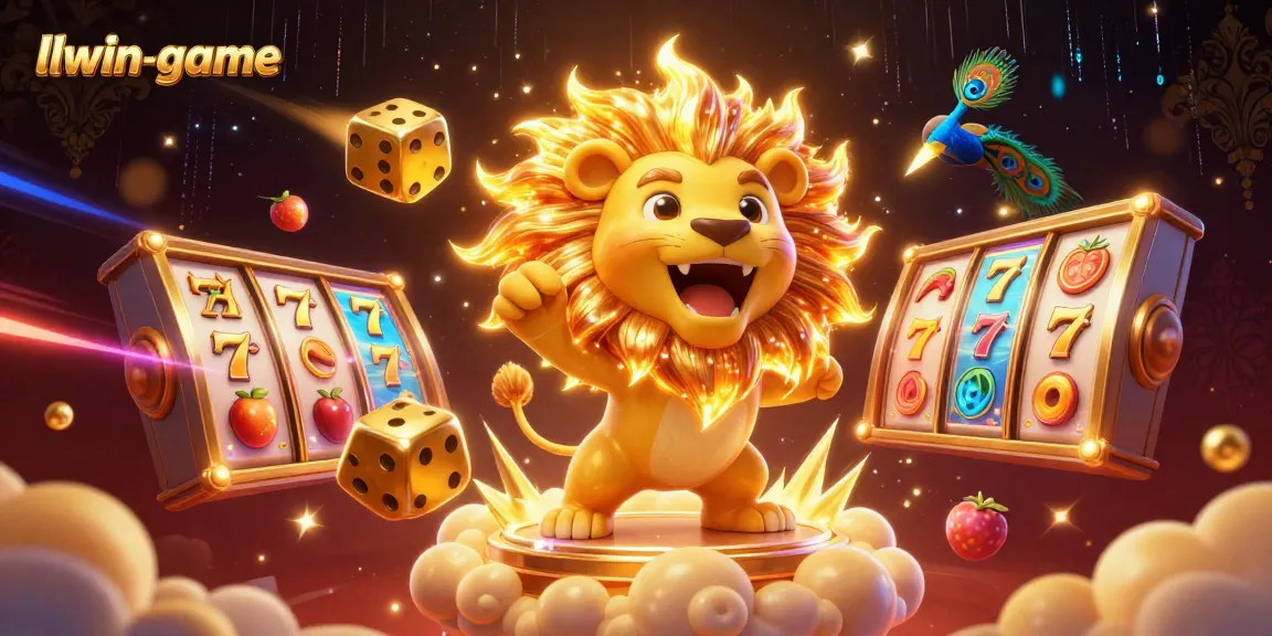 llwin-game offers exhilarating slot experiences with a dazzling sun lion and striking visuals.