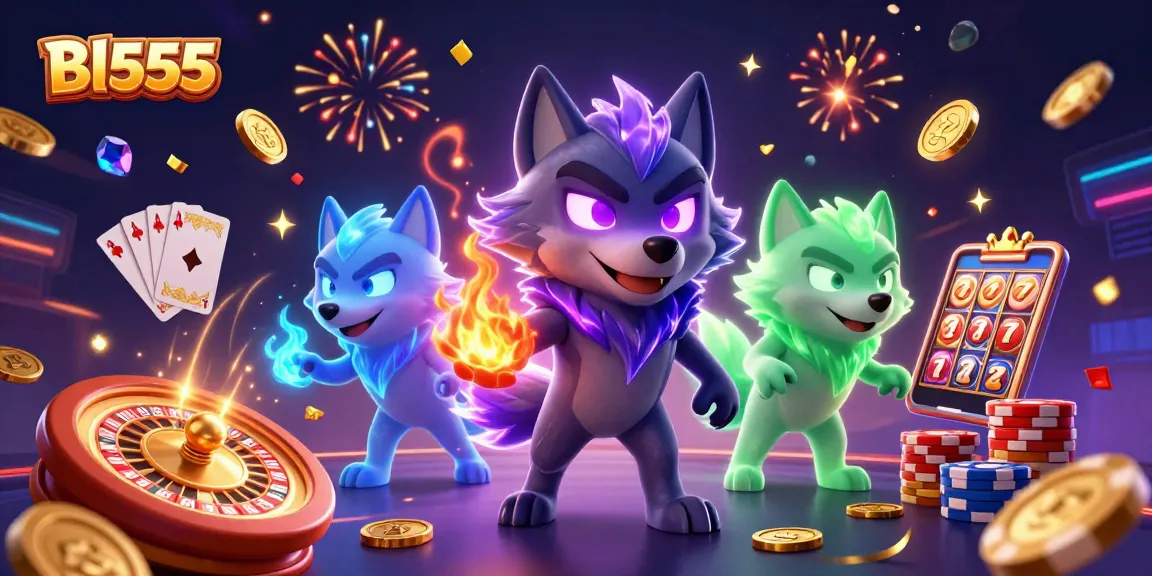 Win big at Bl555 with exciting games and dazzling rewards in this vibrant casino scene.