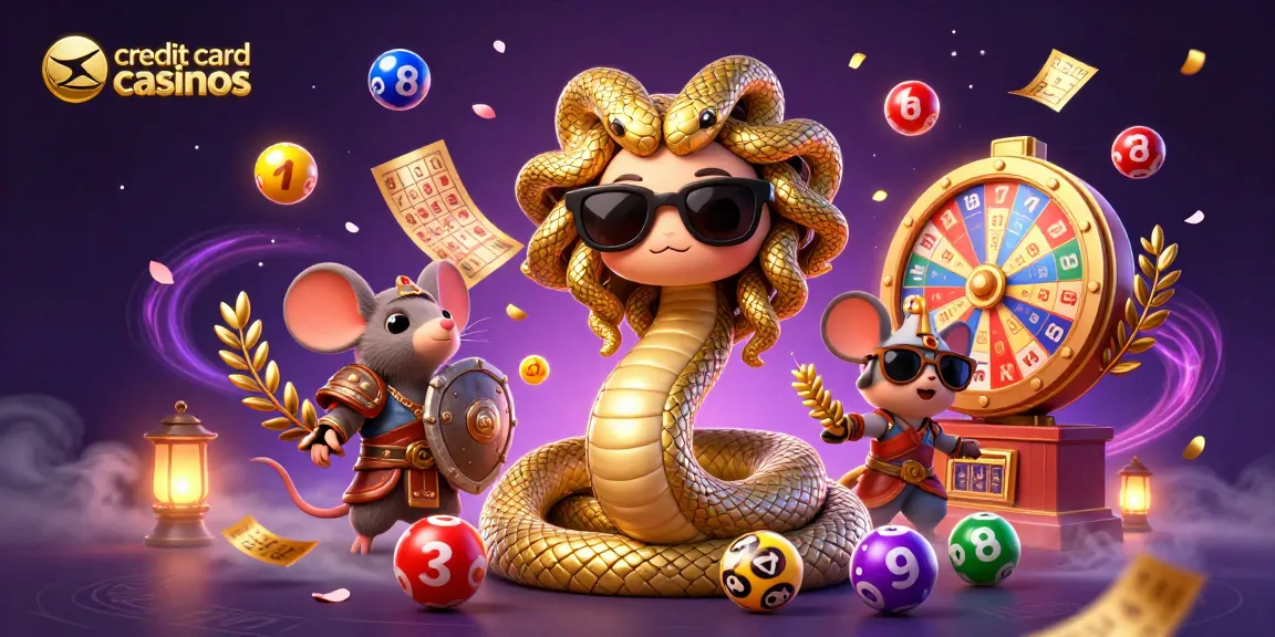Experience vibrant credit card casinos excitement with Medusa and a warrior mouse in a dynamic gaming scene.