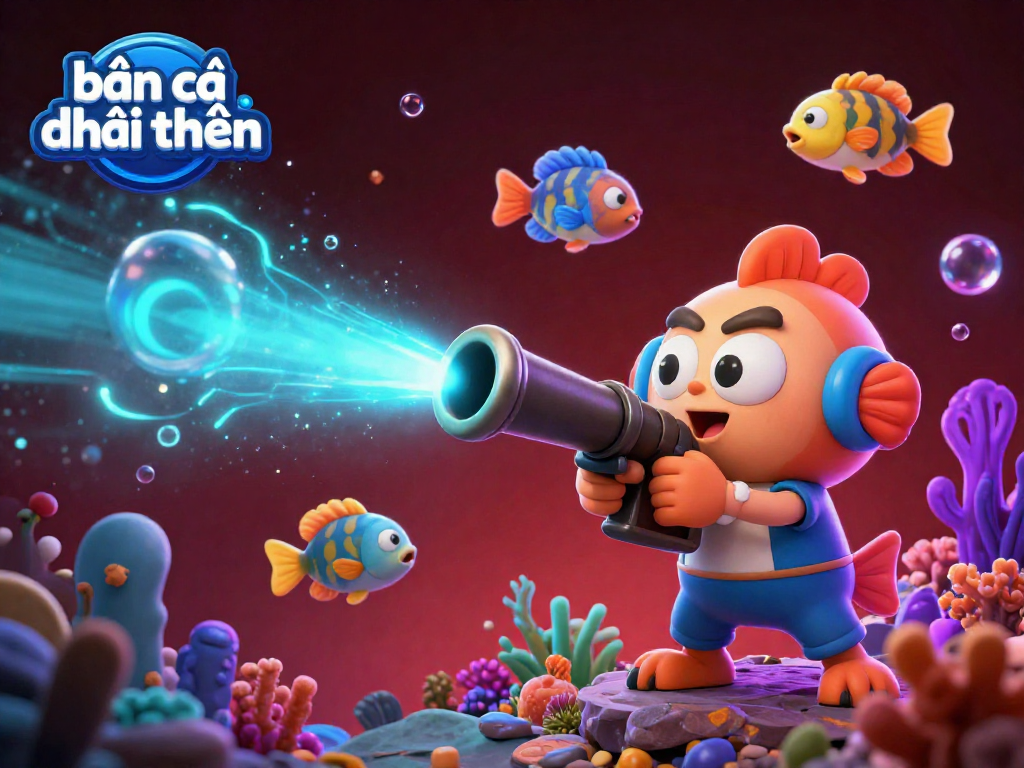 Experience the excitement of bắn cá đổi thưởng with thrilling underwater fish shooting gameplay featuring vibrant colors and dynamic scenes.