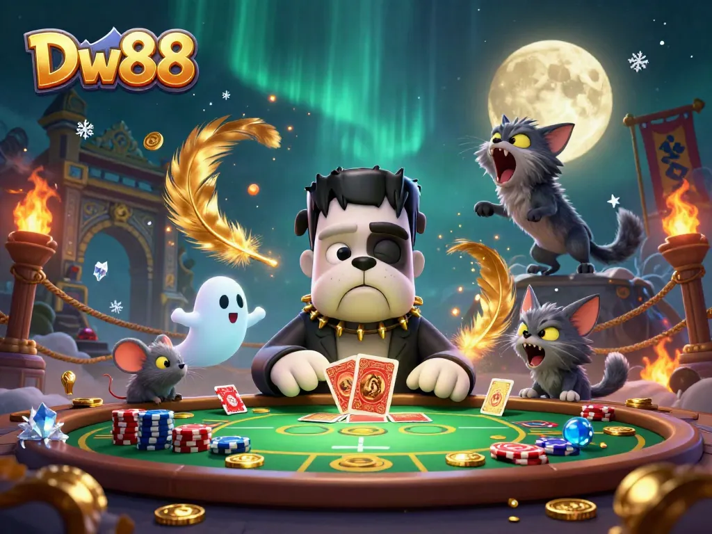 Win exciting prizes at Dw88 with thrilling card games and a spooky atmosphere.
