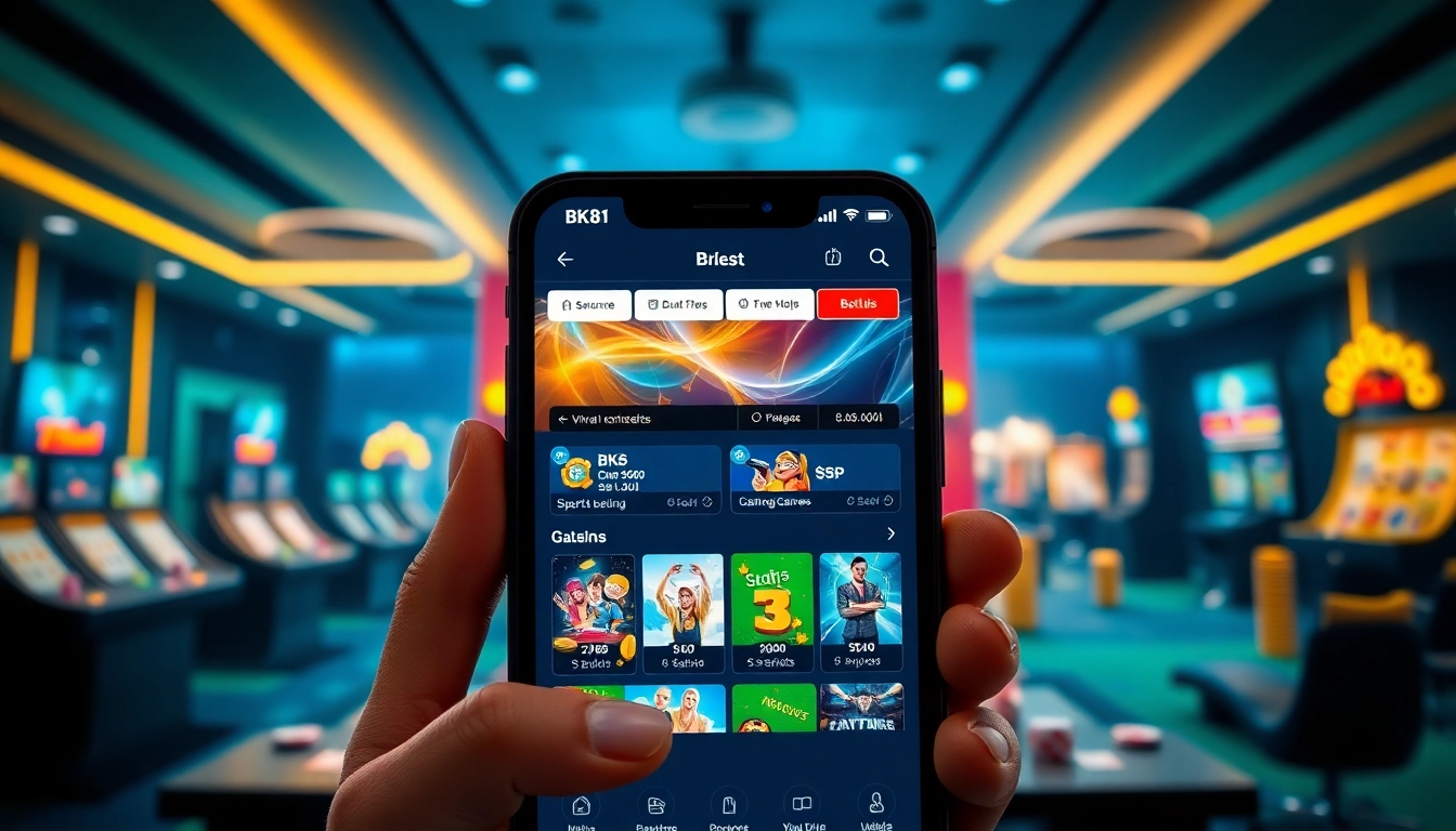 Online betting platform on bk860s.com highlighting a vibrant gaming experience