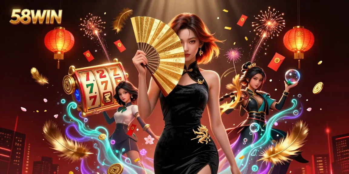 Experience thrilling gaming at 58WIN with vibrant 3D elements and rich visuals.