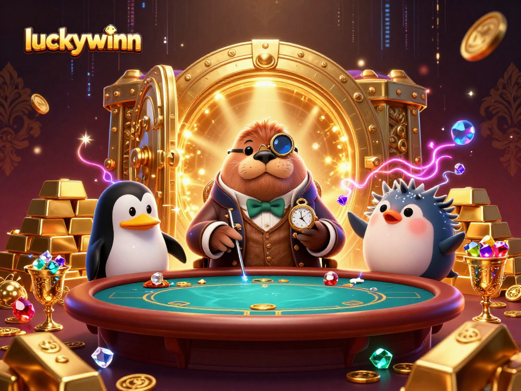 Experience thrilling gameplay with luckywinn's underwater poker scene featuring rich visuals and dynamic characters.