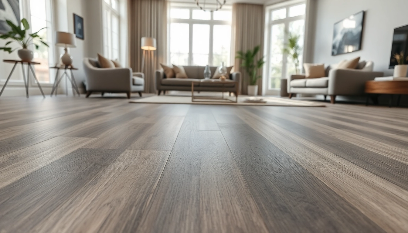 Stylish modern living room featuring premium flooring lvp showcasing elegant texture and natural light.