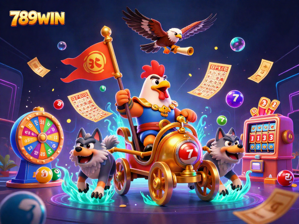 Engage with thrilling gameplay at 789WIN, showcasing a vibrant 3D casino adventure.