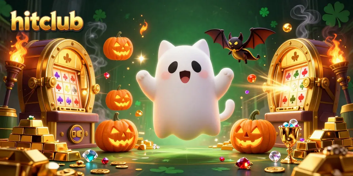 Join the hitclub in a vibrant, haunted casino showdown with ghostly fun and glowing treasures.