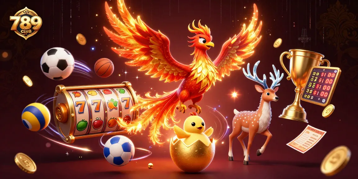 Experience the thrill of 789CLUB with vibrant slot reels and dynamic characters in action!