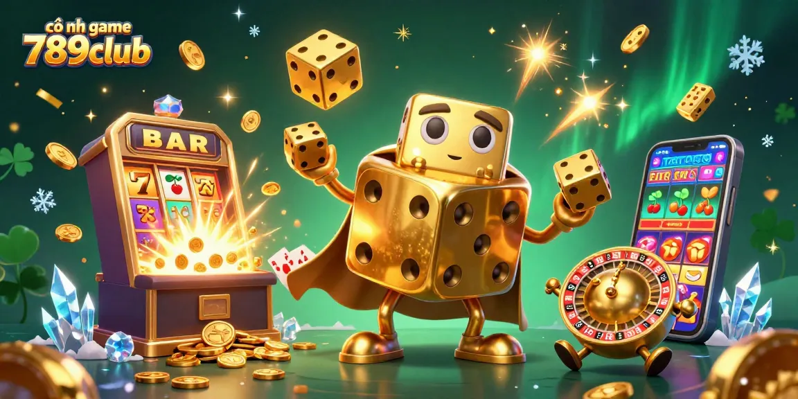 Experience the excitement of cổng game 789club with dynamic 3D casino elements and characters.