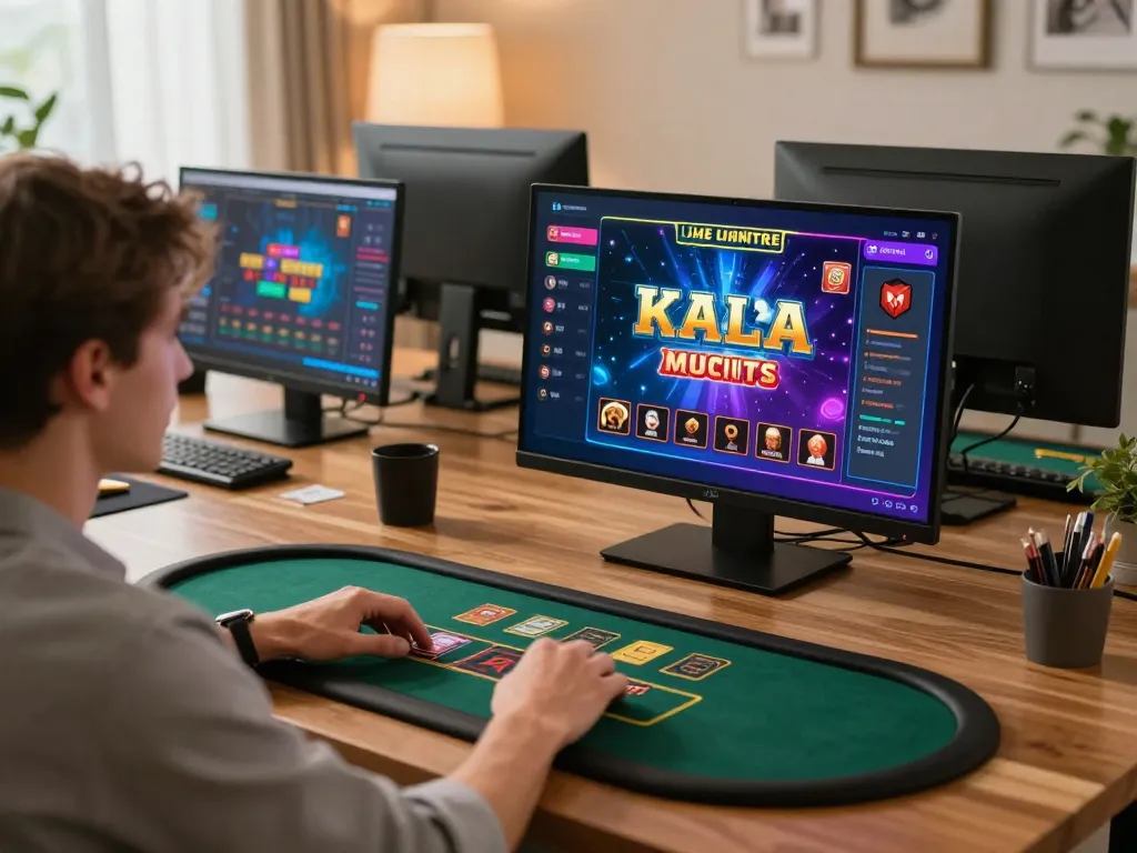 Engaging in strategic online gaming at nhà cái HM88 with live dealer features and colorful graphics.