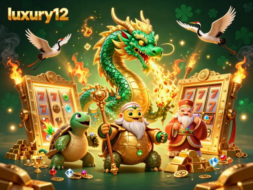 Experience thrilling gameplay with luxury12's vibrant golden treasures and energetic slot elements.