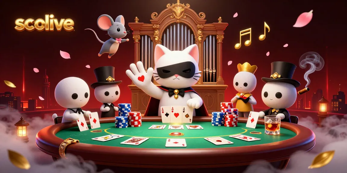 Experience the thrilling atmosphere of socolive with vibrant poker action featuring glamorous characters.