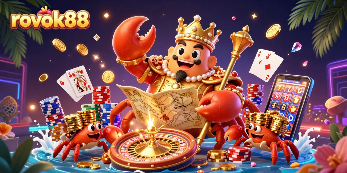 Engage with rokok88's vibrant casino scene featuring unique characters and thrilling game elements.