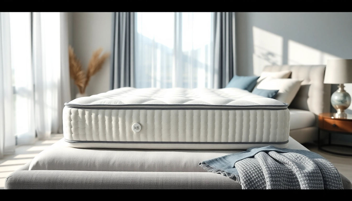 Explore a luxurious full mattress showcasing plush comfort and a serene bedroom setting.