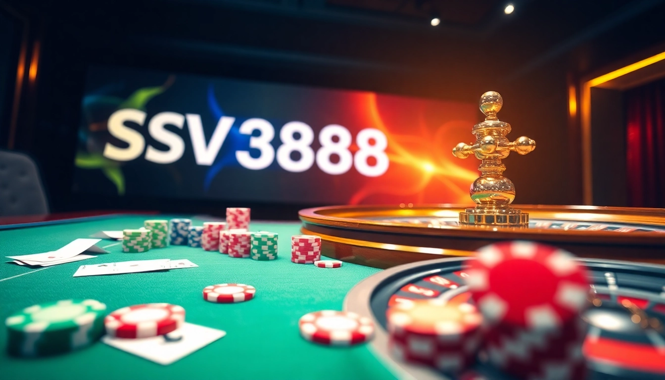Experience thrilling online gambling at SV388 with vibrant casino tables and exciting gameplay.