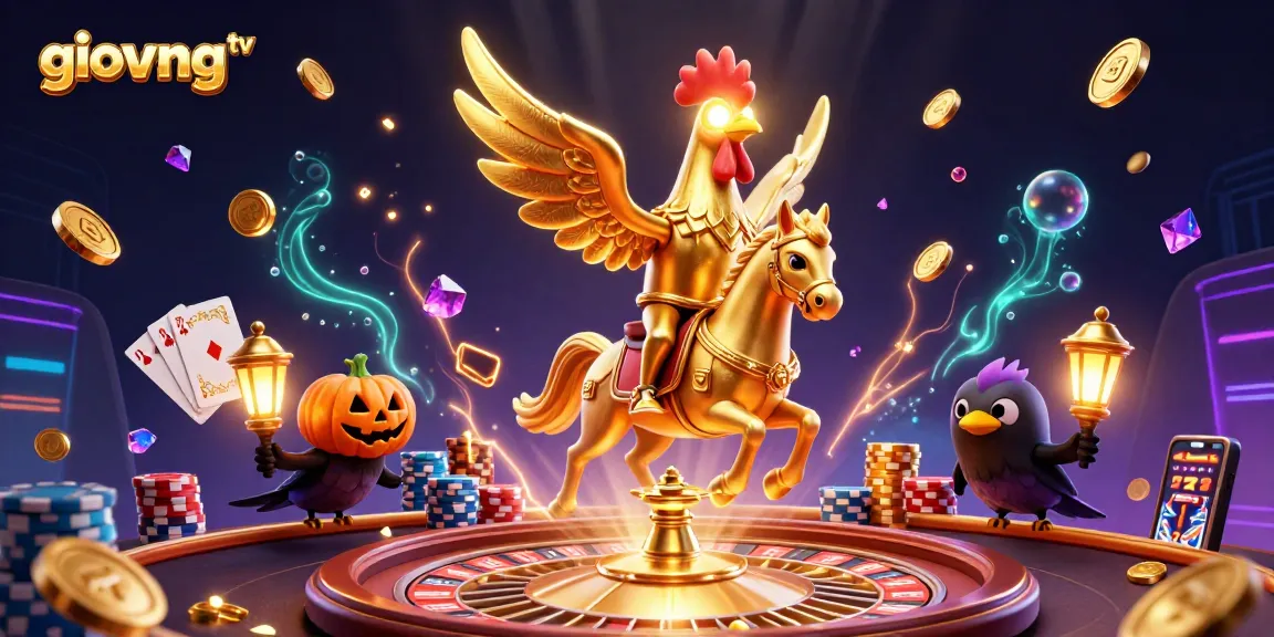 Engage with giovang tv for thrilling live casino experiences featuring captivating golden rooster characters.